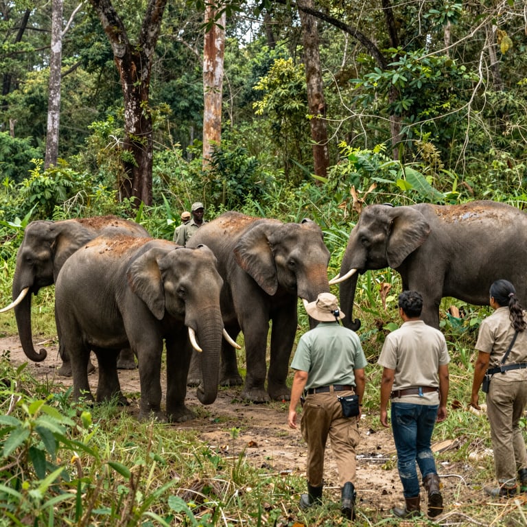Iniziative Mondiali contro il Traffico di Avorio e la Salvaguardia Elefanti