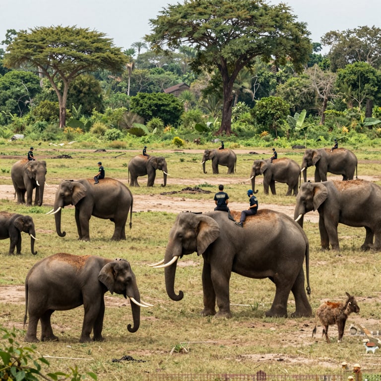 Sforzi Globali per Proteggere gli Elefanti: Iniziative Anti-Bracconaggio e Salvaguardia dell'Habitat