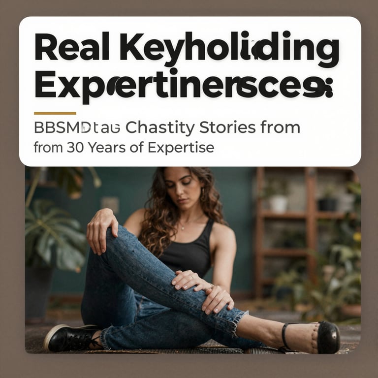 Real Keyholding Experiences: BDSM Chastity Stories from 30 Years of Expertise