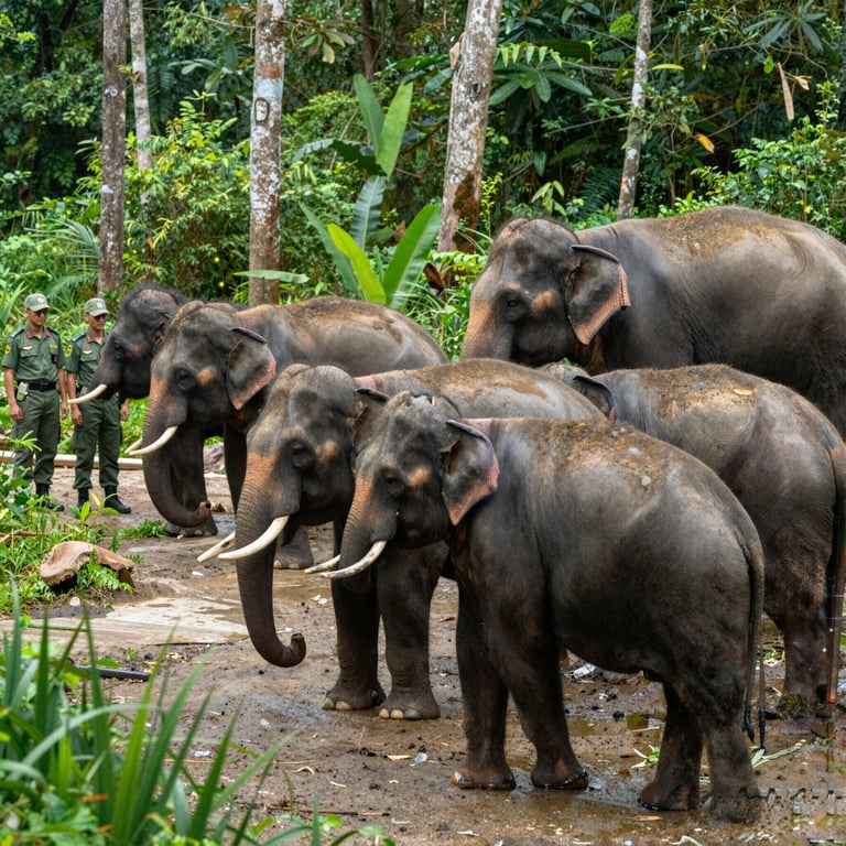 Iniziative per Proteggere gli Ultimi Elefanti di Foresta in Vietnam