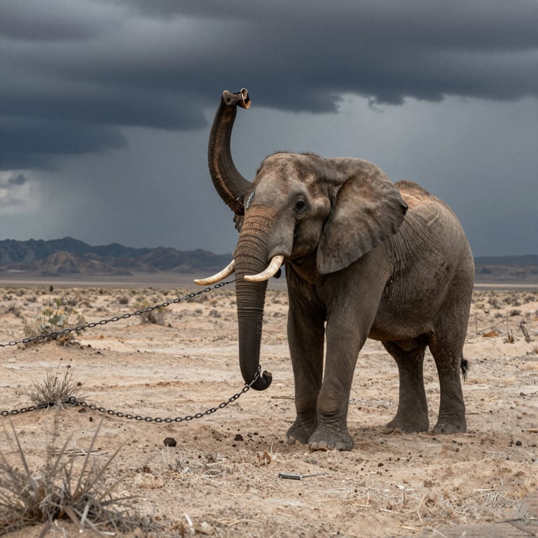 Rischio Fuga Elefante a Pahrump? PETA Chiama alla Protezione contro Circhi Crudeli