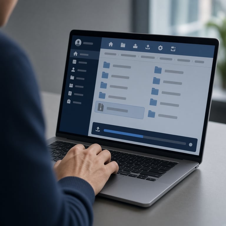 Joomla files prepared for a manual hosting installation