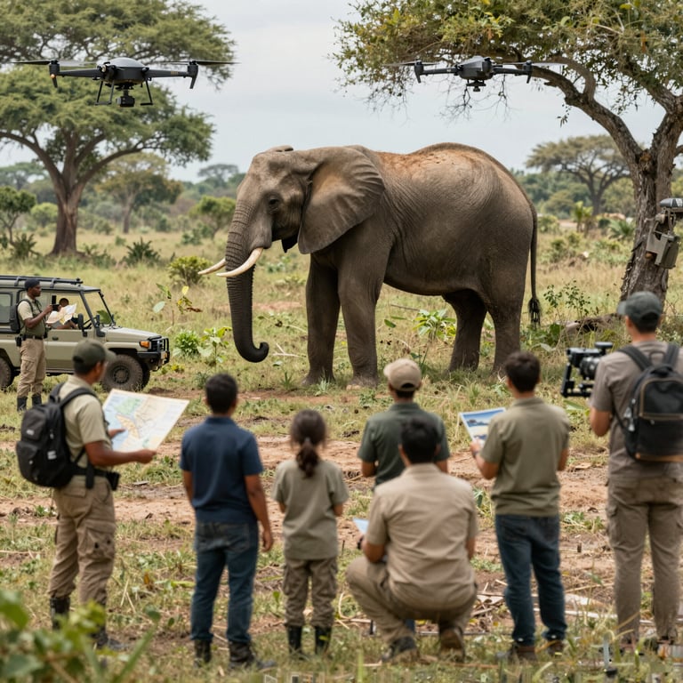 Iniziative Globali contro il Bracconaggio degli Elefanti Forestali in Africa
