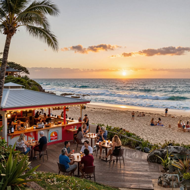 Discover Australia's Top Coastal Beach Bars: 12 Rocks Excels in Cocktails and Fresh Seafood