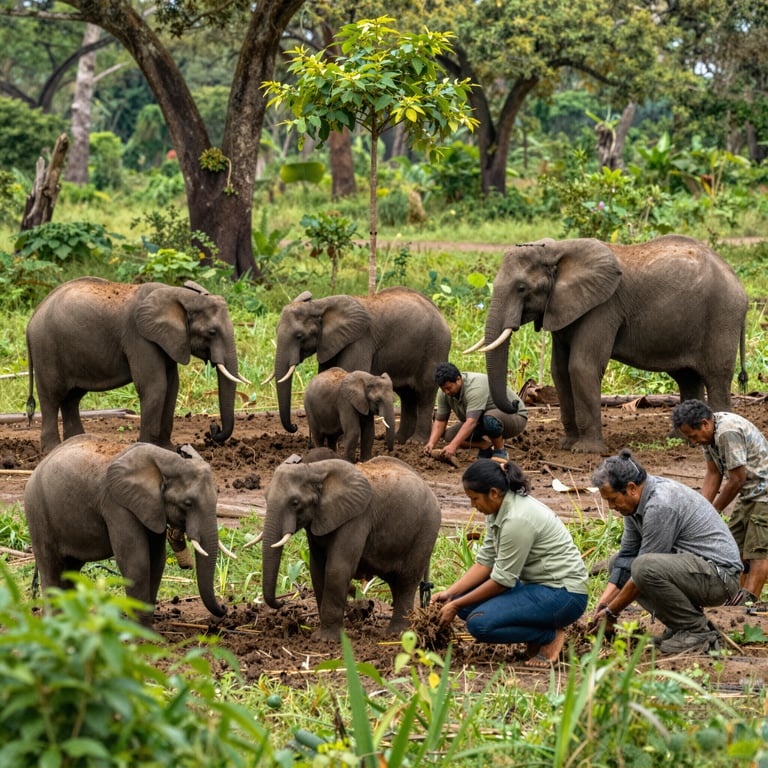 Iniziative Mondiali per Proteggere gli Elefanti e il Loro Habitat