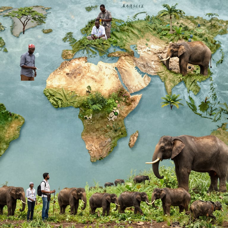 Iniziative Mondiali per Proteggere la Popolazione di Elefanti