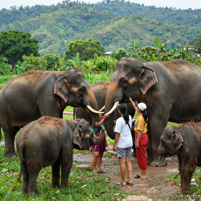 Organizzazione Thailandese Dedica Cura agli Elefanti Asiatici e al Loro Benessere
