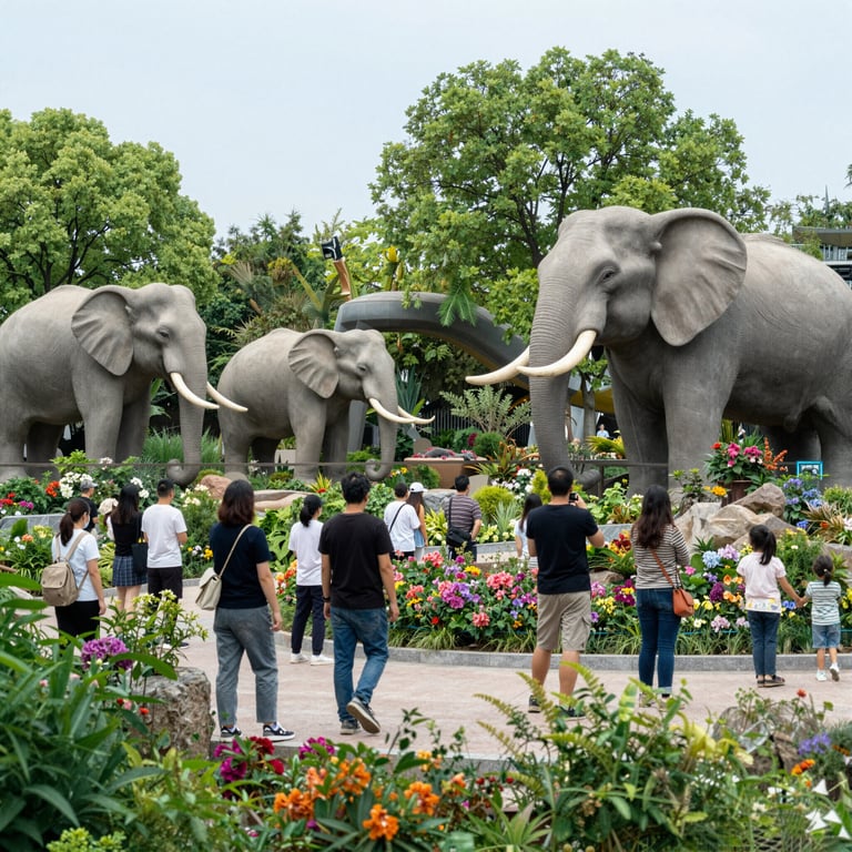 Nuova Installazione Artistica per Conservazione Elefanti Installata in Parco Zoo nel 2026