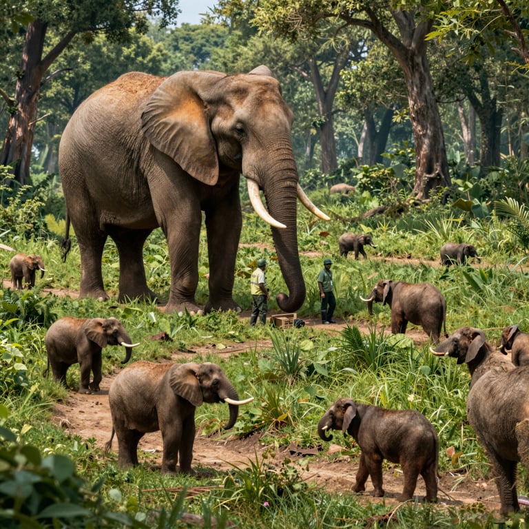 Salvare gli Elefanti dal Bracconaggio e Perdita Habitat nel Mondo