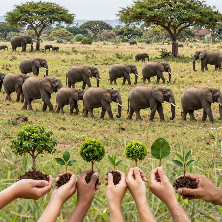 Preservare gli Habitat degli Elefanti: Iniziative Globali per la Tutela della Fauna
