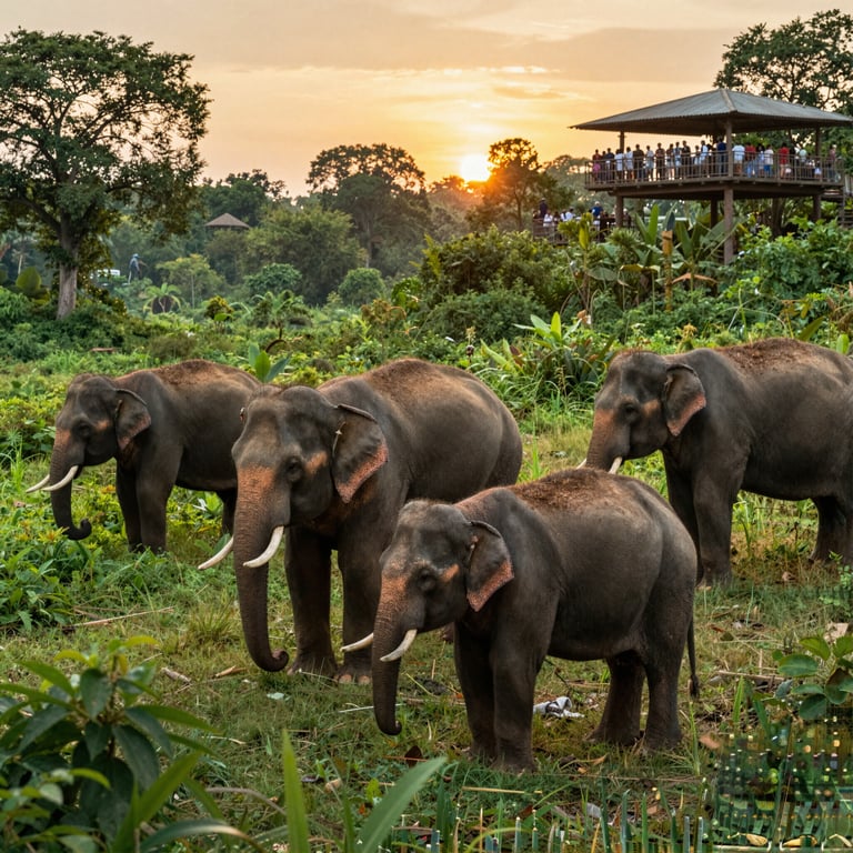 Il Turismo come Alleato per la Conservazione degli Elefanti Asiatici
