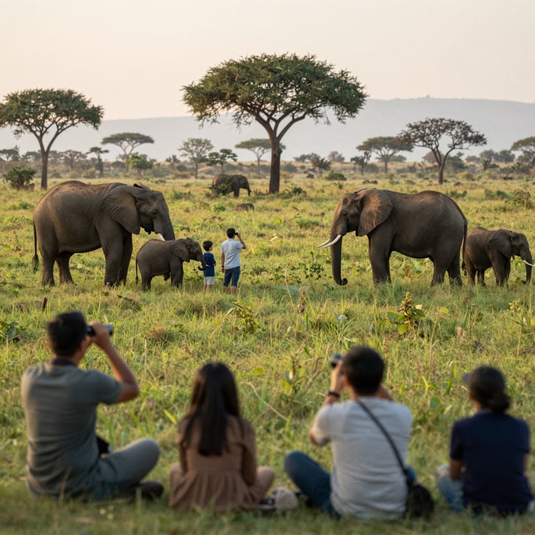 Osservare Elefanti in Modo Etico Senza Causare Danni