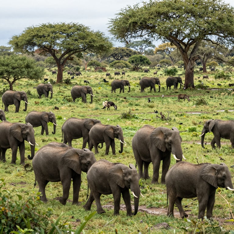 Preservare Habitat degli Elefanti: Sforzi Globali per Protezione della Fauna Selvatica