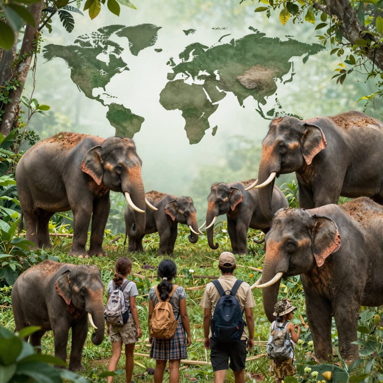 Iniziative Mondiali per Salvare le Popolazioni di Elefanti