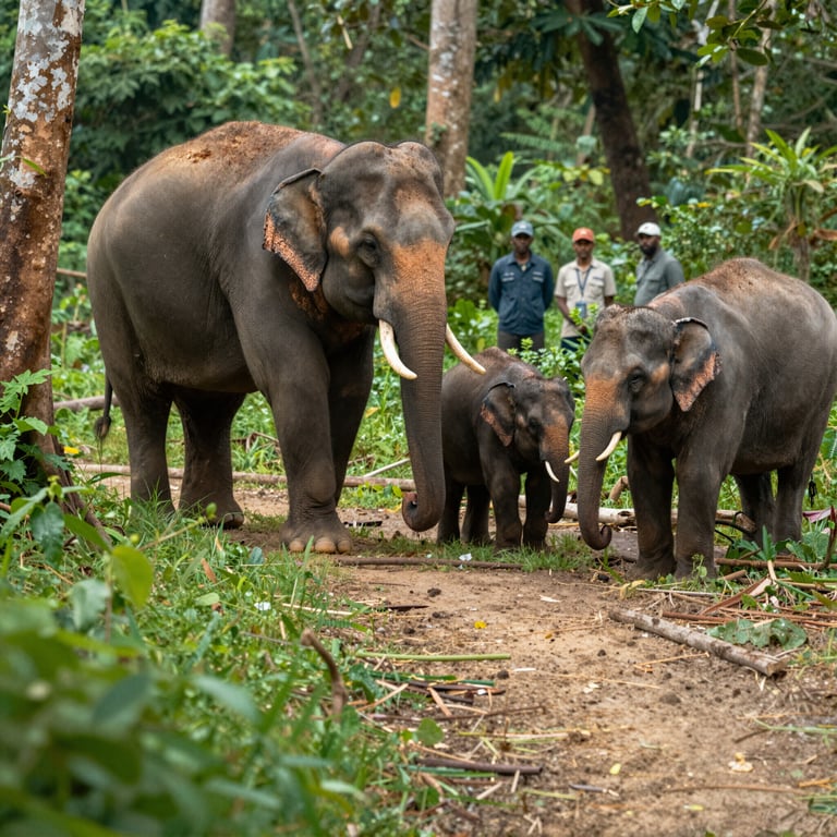 Minacce agli Elefanti Selvatici: Difesa dell'Habitat e Advocacy per la Conservazione