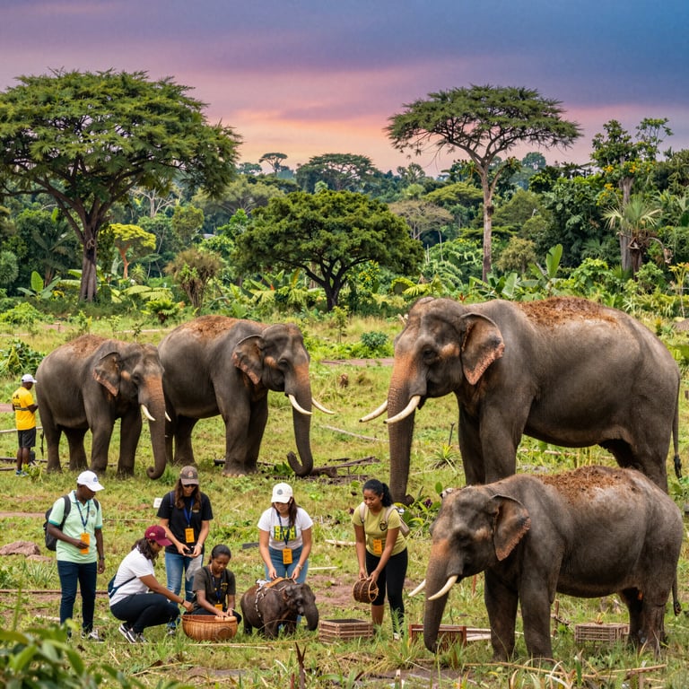 Iniziative Mondiali per Proteggere l'Habitat Naturale degli Elefanti