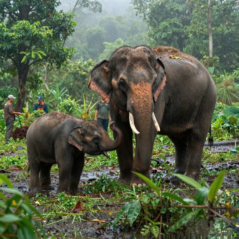 Le Nostre Azioni per Proteggere gli Elefanti Forestali Rarissimi del Vietnam