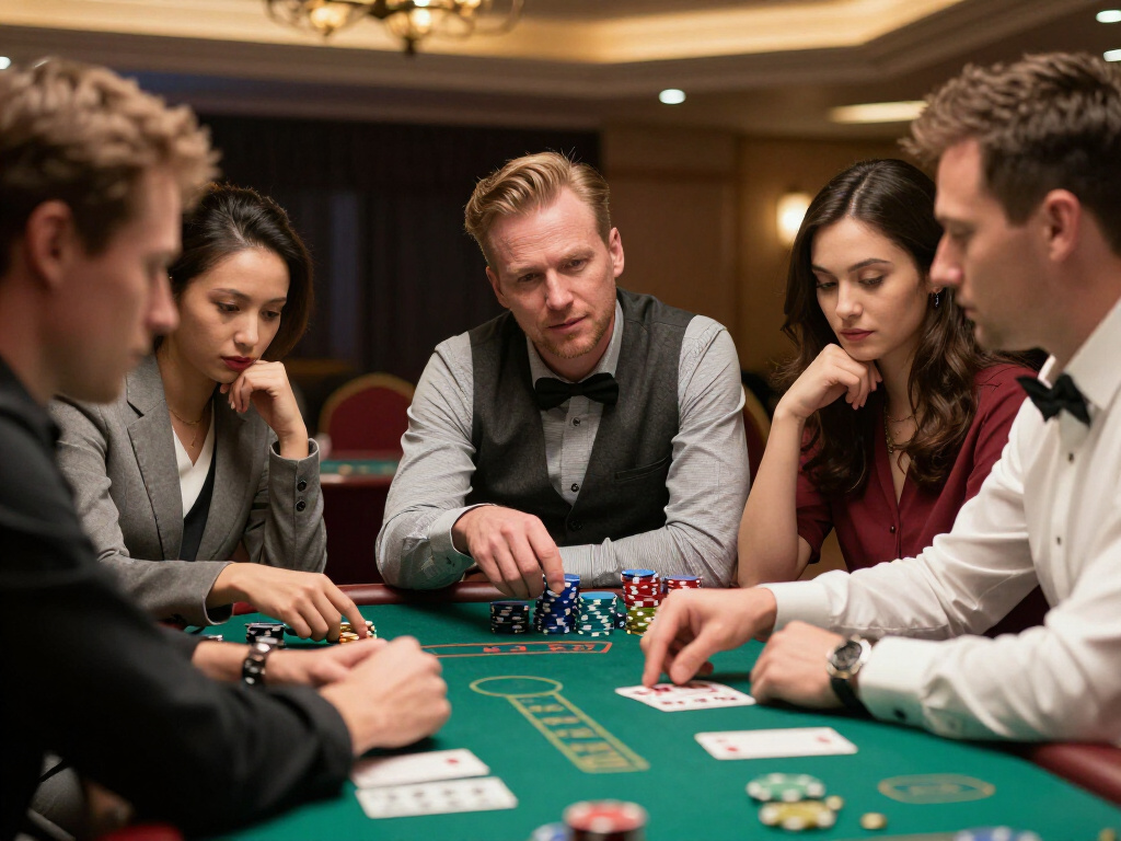 Team discussing mission