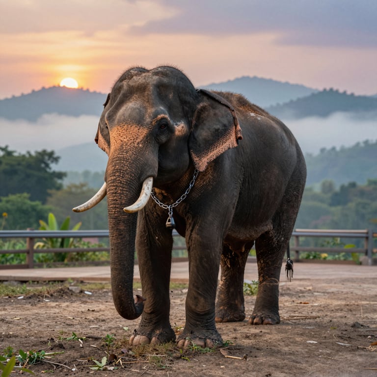 Elefanti in cattività thailandesi: sofferenze persistenti ma speranza da nuovo studio