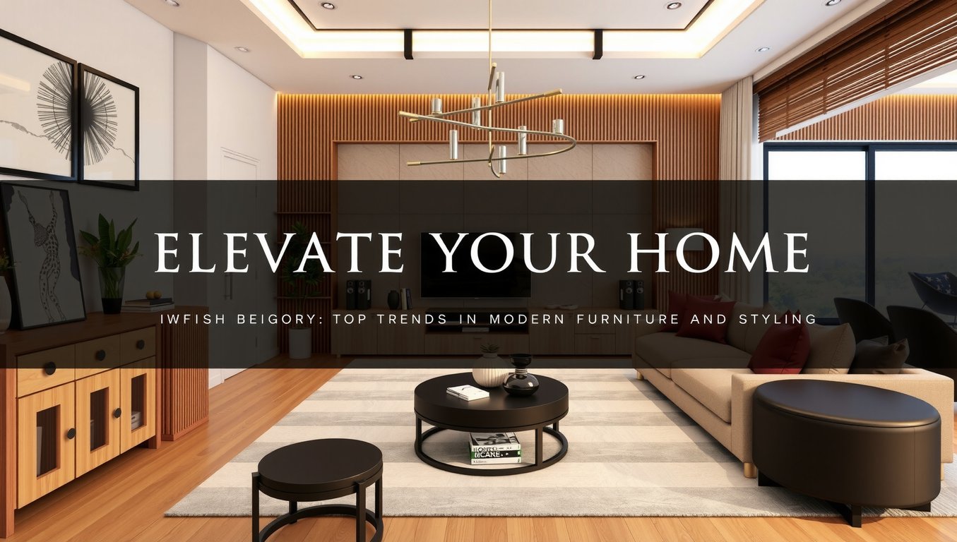 Elevate Your Home: Top Trends in Modern Furniture and Styling