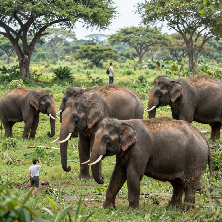 Iniziative per Salvare le Specie di Elefanti: Santuari e Attività di Conservazione