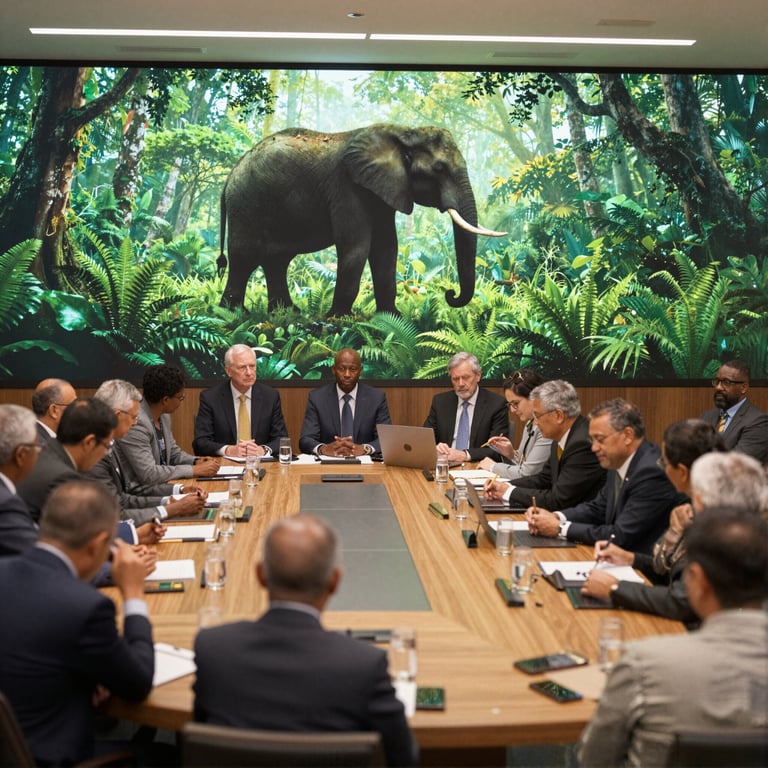 Impegni Internazionali contro le Minacce agli Elefanti Forestali in Africa