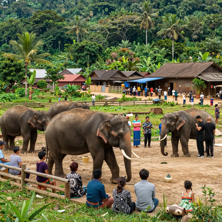 Convivenza Armoniosa tra Elefanti Asiatici e Comunità Umane nel 2026