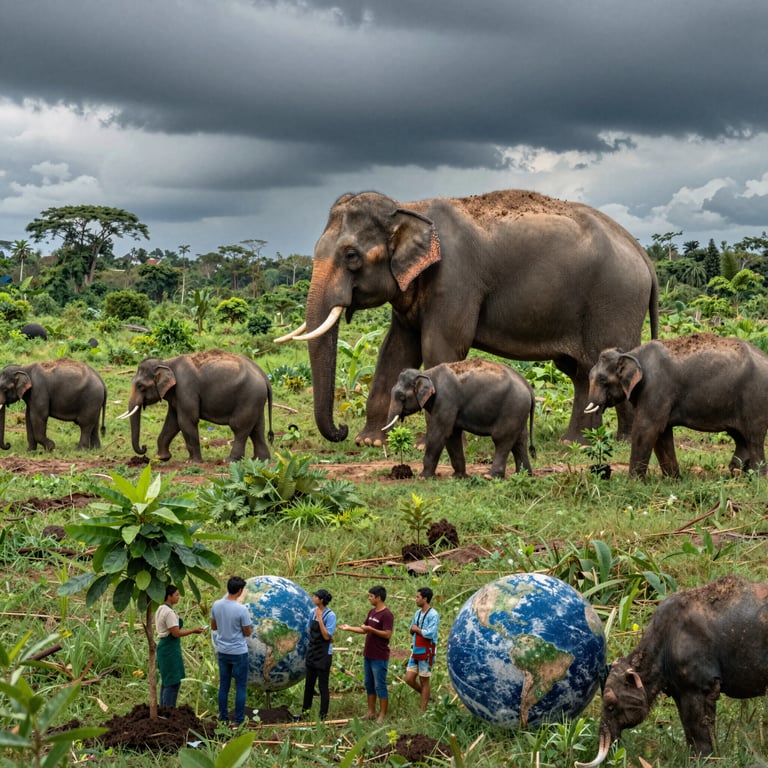 Habitat Selvatici in Rischio: Campagne Globali per Salvare gli Elefanti dal Declino Ambientale