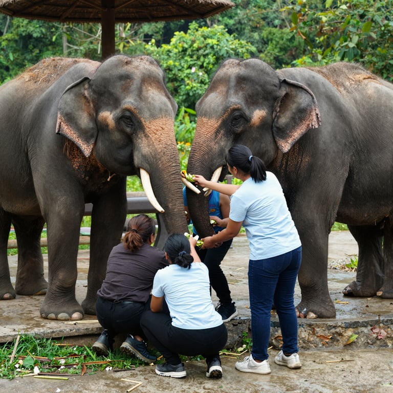 Missione di Salvataggio: Aiutare gli Elefanti Asiatici con Cura Quotidiana