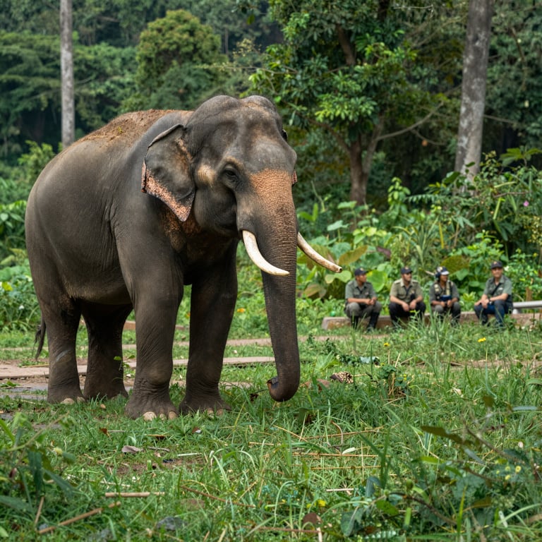 Proteggere gli Elefanti dalla Bracconeria e Preservare il Loro Habitat Naturale