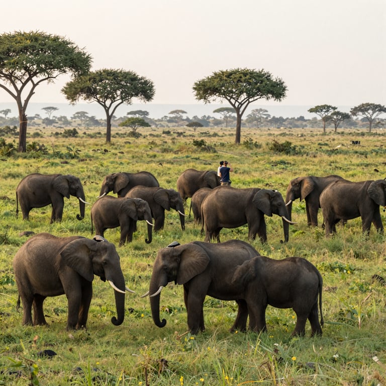 I modi etici per osservare gli elefanti senza nuocere al loro habitat