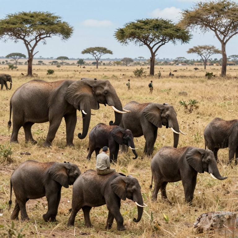 Gli Sforzi della DSWF nel Salvare e Proteggere le Mandrie di Elefanti in Pericolo