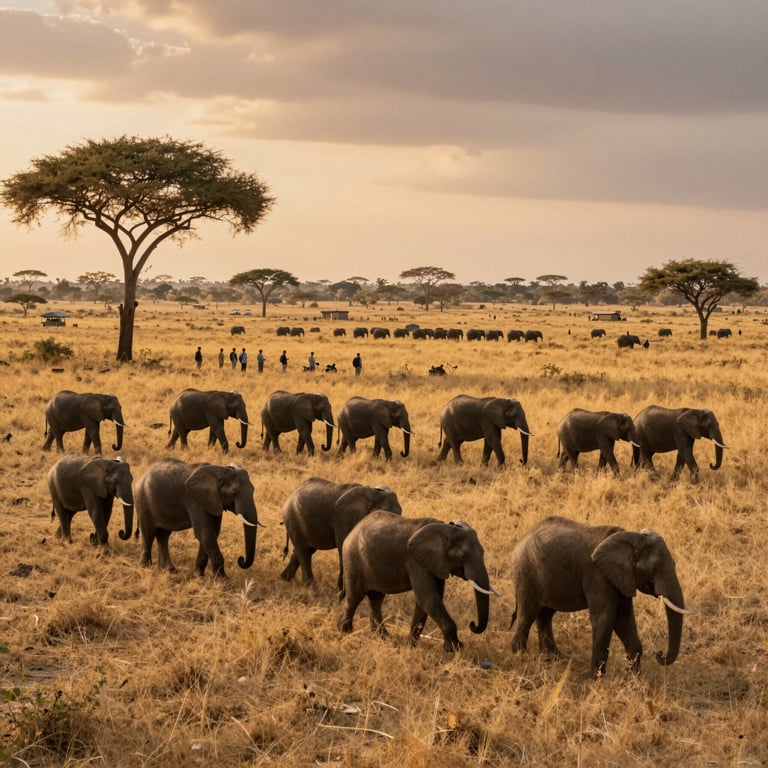 Iniziative Globali per Salvare gli Elefanti Africani dalla Estinzione