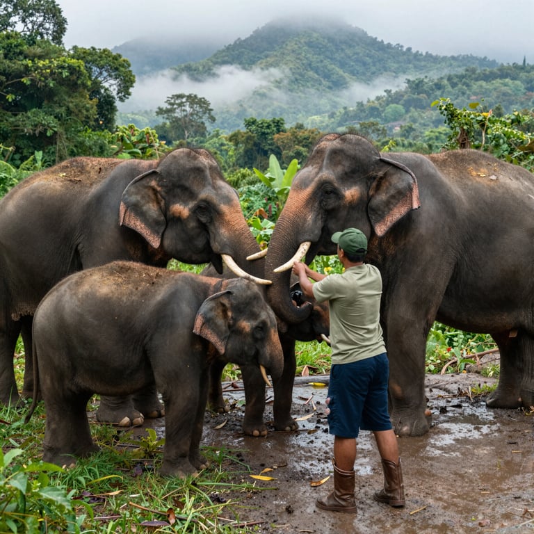 Organizzazione Thailandese Impegnata nella Cura e Protezione degli Elefanti Asiatici