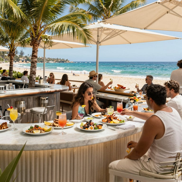 Discover 12 Rocks: Premier Australian Beach Bar with Best Cocktails and Seafood on the Coast