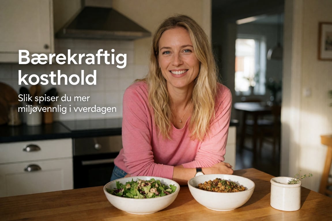 Bærekraftig kosthold: Slik spiser du mer miljøvennlig i hverdagen