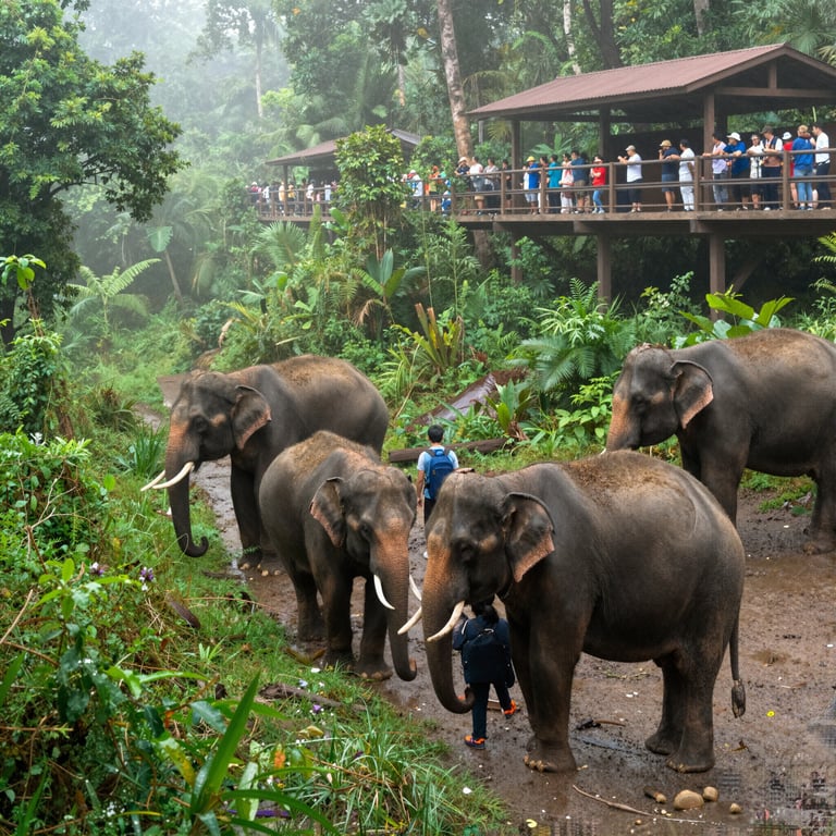 Il Ruolo del Turismo nella Salvaguardia degli Elefanti Asiatici