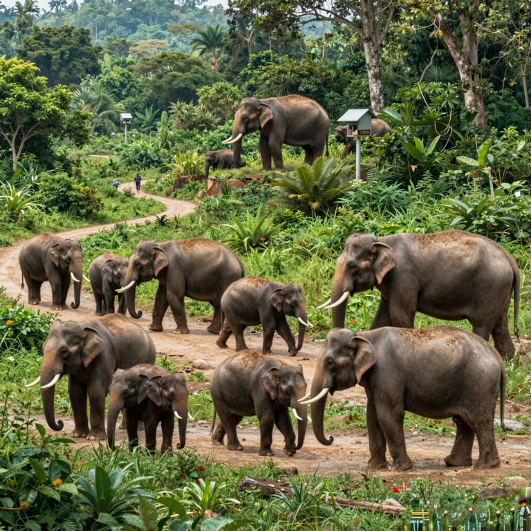 Preservare gli Habitat degli Elefanti: Sforzi Globali per la Conservazione