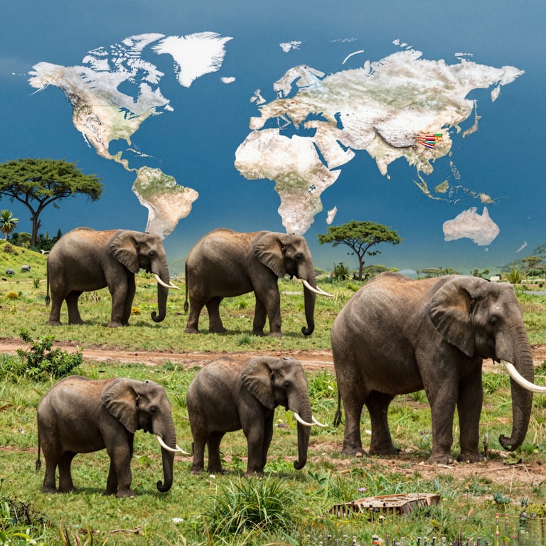 Iniziative Mondiali per Salvare gli Elefanti dalla Minaccia dell'Estinzione