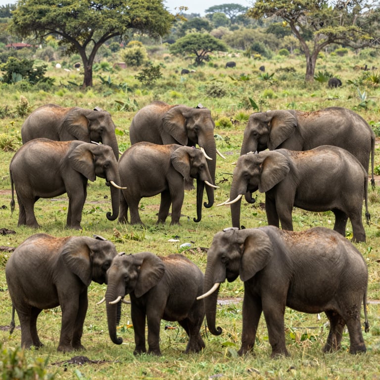 Iniziative Efficaci che Salvaguardano la Popolazione degli Elefanti