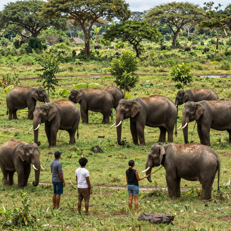 Preservare l'Habitat degli Elefanti: Campagne Globali per Salvare la Fauna Selvatica