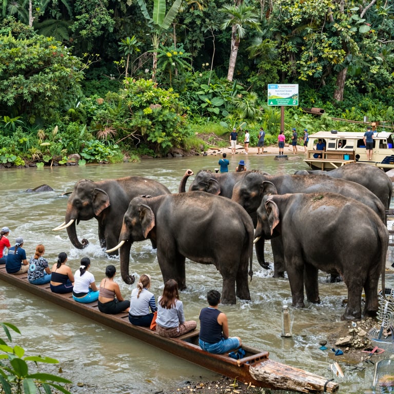 Come le Visite Ecoturistiche Contribuiscono alla Protezione degli Elefanti in Asia