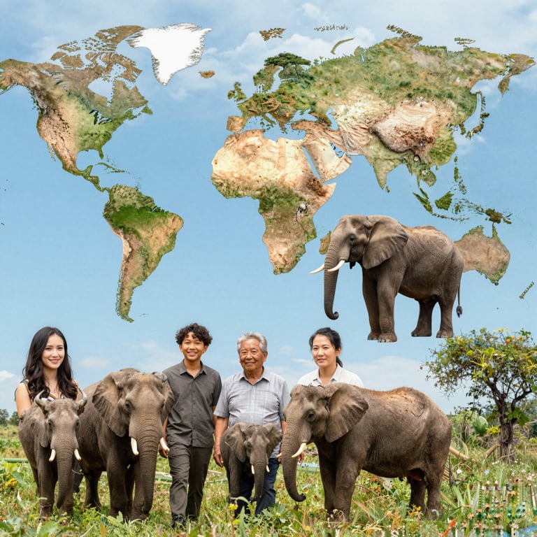 Iniziative Mondiali per la Conservazione e Salvaguardia degli Elefanti