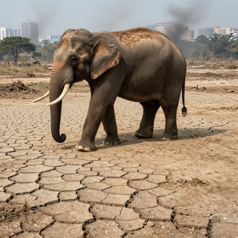 La Lotta per Salvare gli Elefanti dalle Minacce Ambientali Moderne