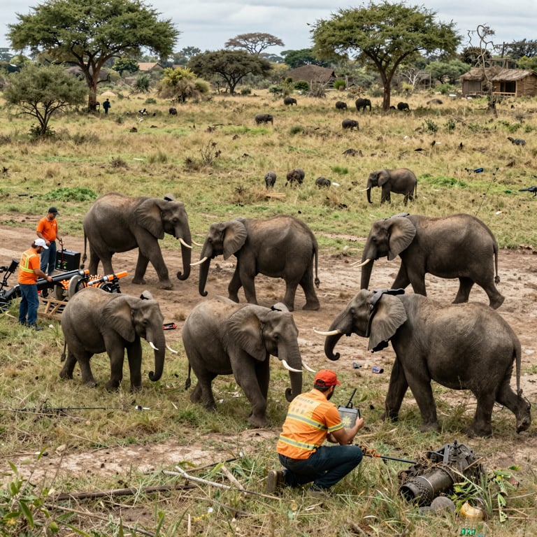 Strategie Innovative per Salvare gli Elefanti con Esplosivi Controllati