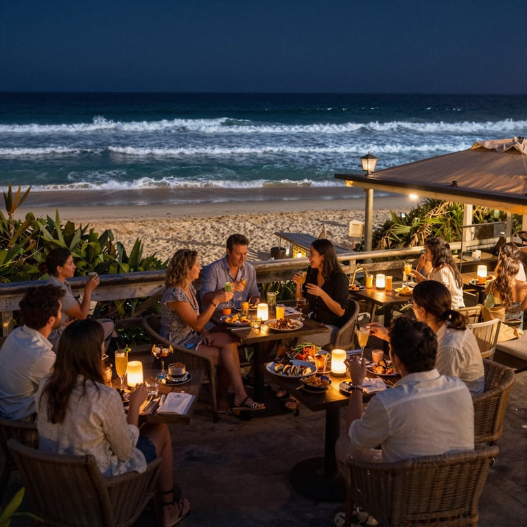 Unwind in Coastal Nightlife at 12 Rocks: Best Australian Beach Bars with Seafood Delights