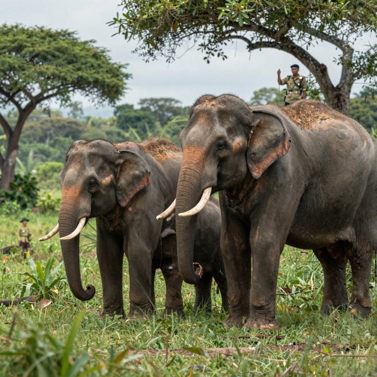 Iniziative Governative Indonesiane per Salvaguardare gli Elefanti dalla Scomparsa