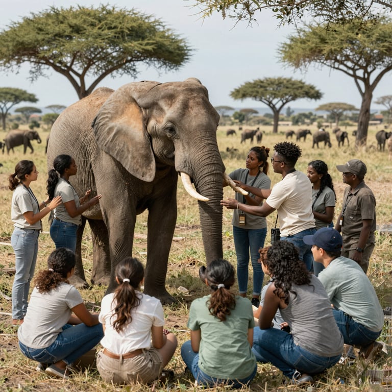 Le Prime 7 Missioni Volontarie per la Cura e Salvaguardia degli Elefanti