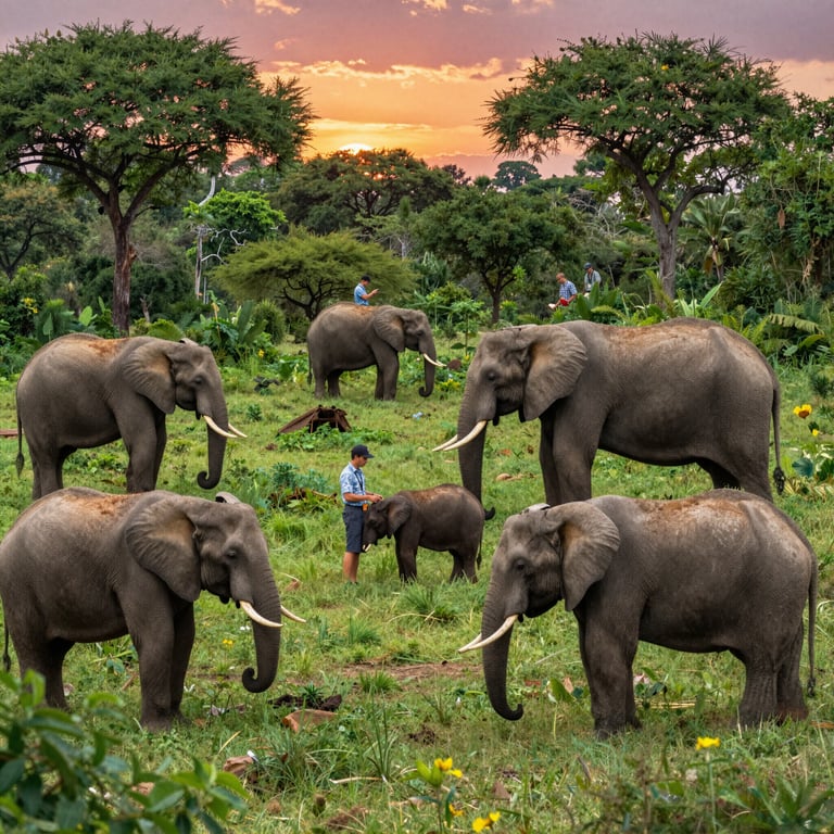 Preservare l'Habitat degli Elefanti: Iniziative Mondiali per la Salvaguardia della Fauna Selvatica