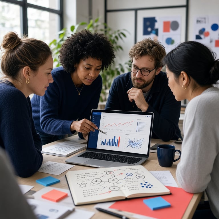 Strategisch overleg over internet marketing met websiteanalyse en campagneplanning